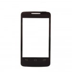 Replacement Front Glass For Alcatel Tribe 3040 Black By - Maxbhi.com