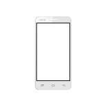 Replacement Front Glass For Gigabyte Gsmart Sierra S1 White By - Maxbhi.com