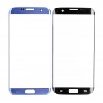 Replacement Front Glass For Samsung Galaxy S7 Edge Blue By - Maxbhi Com