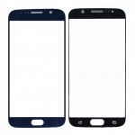 Replacement Front Glass For Samsung Galaxy S6 Blue By - Maxbhi Com