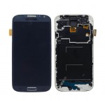Lcd With Touch Screen For Samsung I9500 Galaxy S4 Blue By - Maxbhi Com
