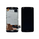 Lcd With Touch Screen For Motorola Moto Z Force Black Grey By - Maxbhi Com