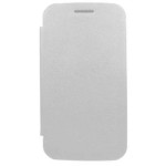 Flip Cover For Micromax A093 Canvas Fire Silver By - Maxbhi Com