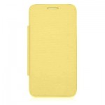 Flip Cover For Alcatel Pop D5 Yellow By - Maxbhi Com