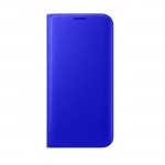 Flip Cover For Samsung Galaxy S7 Edge 64gb Blue By - Maxbhi Com