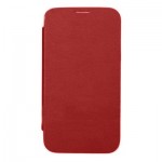 Flip Cover For Celkon A355 Red By - Maxbhi Com