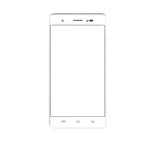 Replacement Front Glass For Lava Iris 820 Gold By - Maxbhi Com