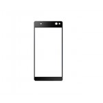 Replacement Front Glass For Sony Xperia C6 Black By - Maxbhi Com