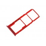 Sim Card Holder Tray For Oppo F9 Pro Red - Maxbhi Com
