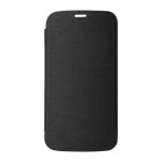 Flip Cover For Micromax Canvas Fire 3 Q375 Black By - Maxbhi Com