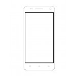Replacement Front Glass For Bq Aquaris 5 7 White By - Maxbhi Com
