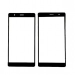 Replacement Front Glass For Bq Aquaris E6 Black By - Maxbhi Com
