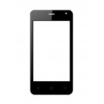 Replacement Front Glass For Micromax Q401 Canvas Pace Mini Black By - Maxbhi Com