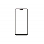 Replacement Front Glass For Lava Z92 Black By - Maxbhi Com