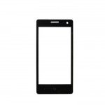 Replacement Front Glass For Zte Blade Gf3 Black By - Maxbhi Com