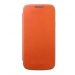 Flip Cover For Samsung Galaxy S4 Mini Duos Orange By - Maxbhi Com