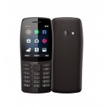 Back Panel Cover For Nokia 210 Black - Maxbhi Com