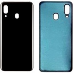 Back Panel Cover For Samsung Galaxy A30 Black - Maxbhi Com
