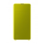 Flip Cover For Samsung Galaxy S10 Yellow By - Maxbhi Com
