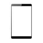Replacement Front Glass For Honor Tab 5 Black By - Maxbhi Com