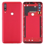 Back Panel Cover For Asus Zenfone Max Plus M2 Zb634kl Red - Maxbhi Com