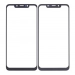 Replacement Front Glass For Infinix Hot 7 Black By - Maxbhi Com