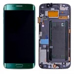 Lcd With Touch Screen For Samsung Galaxy S6 Edge Cdma Green By - Maxbhi Com