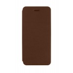 Flip Cover For Micromax Canvas 5 Lite Special Edition Brown By - Maxbhi Com
