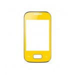Replacement Front Glass For Samsung Galaxy Pocket Plus Gts5301 Yellow By - Maxbhi Com