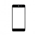 Replacement Front Glass For Micromax Q345 Grey By - Maxbhi Com