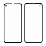 Replacement Front Glass For Motorola One Vision Black By - Maxbhi Com