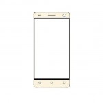 Replacement Front Glass For Hitech Air A1i Gold By - Maxbhi Com