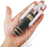 Mini Selfie Stick for Samsung Galaxy J  - With Aux Cable - Maxbhi.com