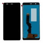 Lcd With Touch Screen For Nokia 3 1 A Black By - Maxbhi Com