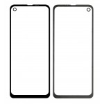 Replacement Front Glass For Motorola One Action Black By - Maxbhi Com