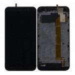 Lcd With Touch Screen For Intex Indie 15 Black By - Maxbhi Com