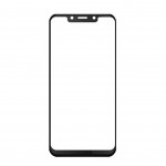 Replacement Front Glass For Tecno Camon Iclick 2 Black By - Maxbhi Com