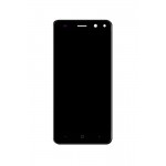 Lcd With Touch Screen For Intex Indie 6 Black By - Maxbhi Com