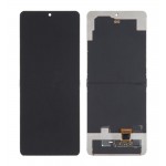 Lcd With Touch Screen For Samsung Galaxy Z Flip Black By - Maxbhi Com