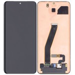 Lcd With Touch Screen For Samsung Galaxy S20 Black By - Maxbhi Com