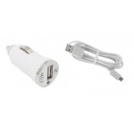 Car Charger for Micromax A120 Canvas 2 Colors with USB Cable
