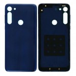 Back Panel Cover For Motorola Moto G8 Blue - Maxbhi Com