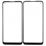 Replacement Front Glass For Motorola Moto G8 Black By - Maxbhi Com