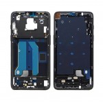 Lcd Frame Middle Chassis For Oneplus 6 Black By - Maxbhi Com