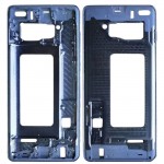 Lcd Frame Middle Chassis For Samsung Galaxy S10 Plus Blue By - Maxbhi Com