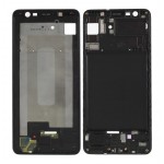 Lcd Frame Middle Chassis For Samsung Galaxy A7 2018 Black By - Maxbhi Com