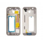 Lcd Frame Middle Chassis For Samsung Galaxy A5 2017 White By - Maxbhi Com