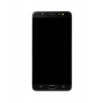 Lcd Frame Middle Chassis For Samsung Galaxy On Max Black By - Maxbhi Com