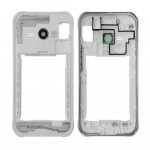 Lcd Frame Middle Chassis For Samsung Galaxy J1 Ace White By - Maxbhi Com