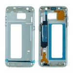 Lcd Frame Middle Chassis For Samsung Galaxy S7 Edge Cdma Silver By - Maxbhi Com